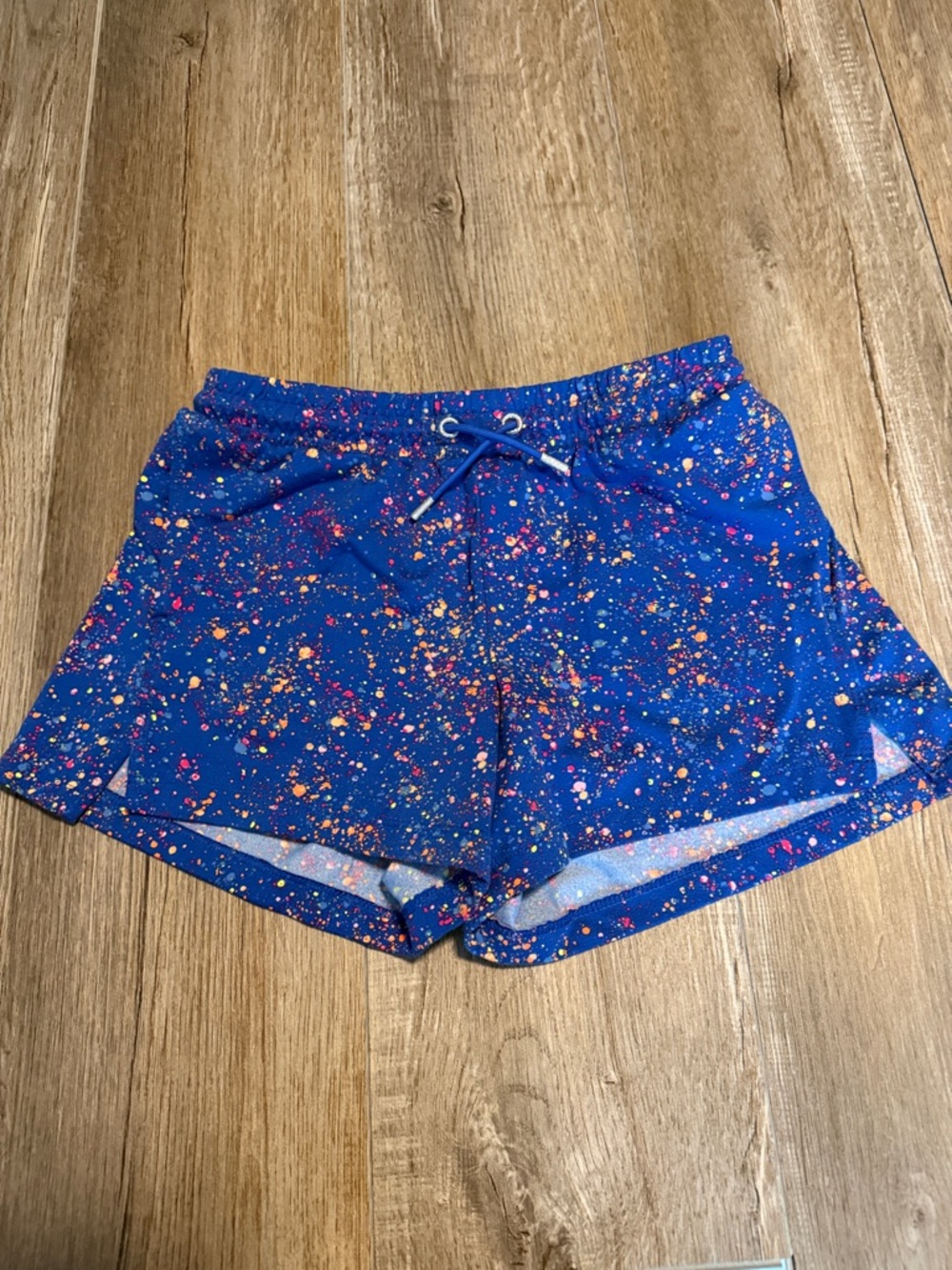all in motion Navy Blue Splatter-Print Athletic Bottoms